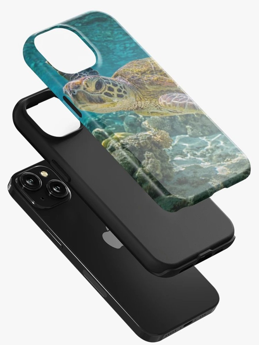 Redbubble Blue Ocean Sea Turtle - Summer Sea Swimming Turtle Iphone Case Online