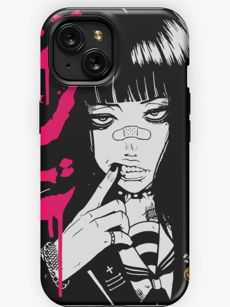 Redbubble Vaporwave Cool Japanese Girl Urban Goth Style Iphone Case Clearance