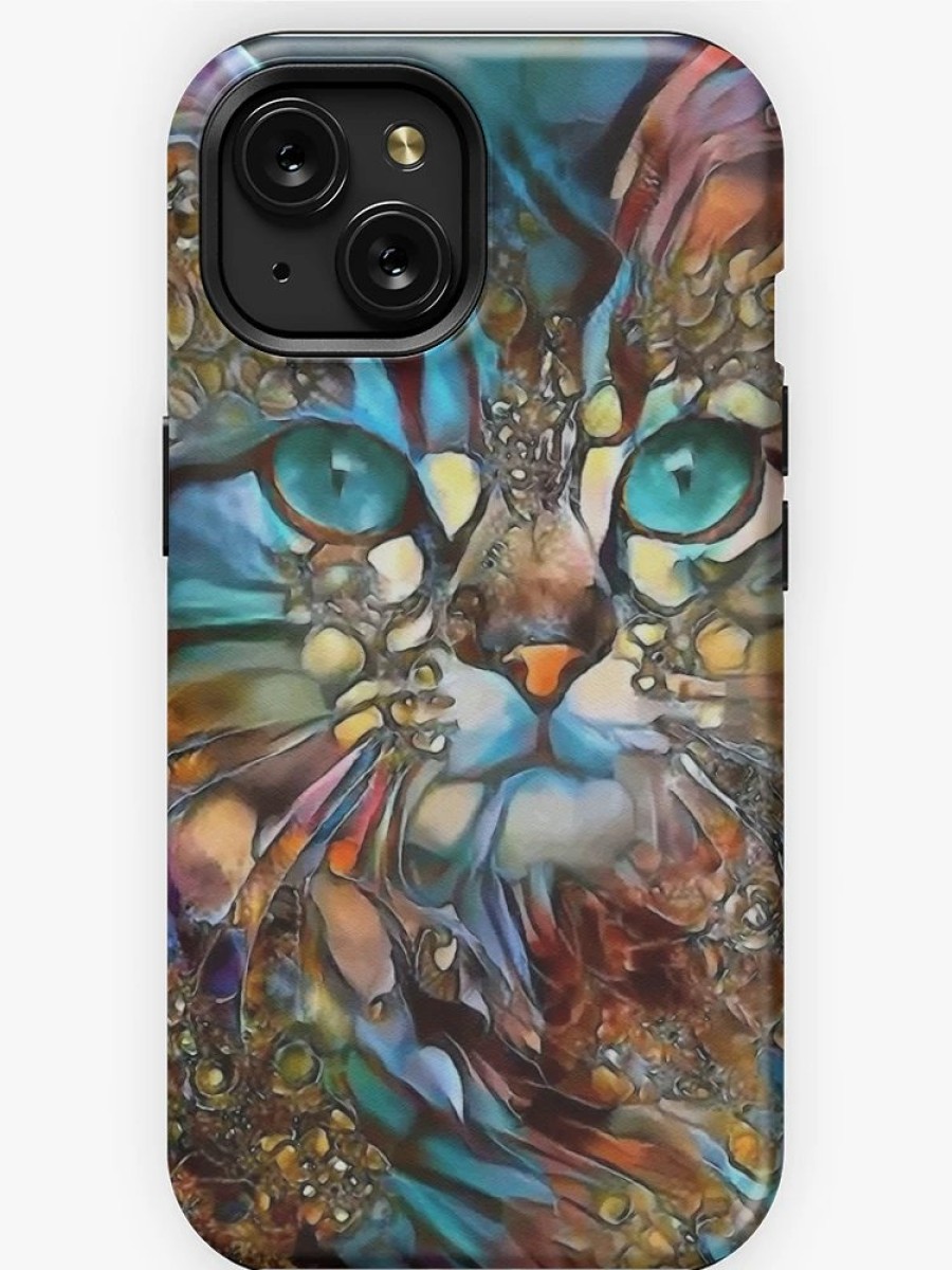 Redbubble Andyna, Cat, Chat, Cat, Lea Roche Paintings Iphone Case Best