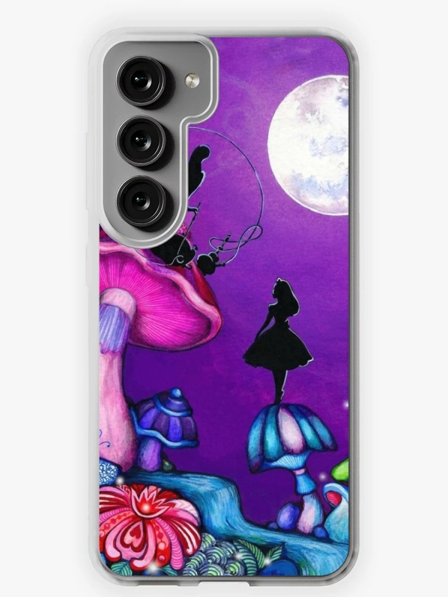 Redbubble Alice In Wonderland And Caterpillar Samsung Galaxy Phone Case Online