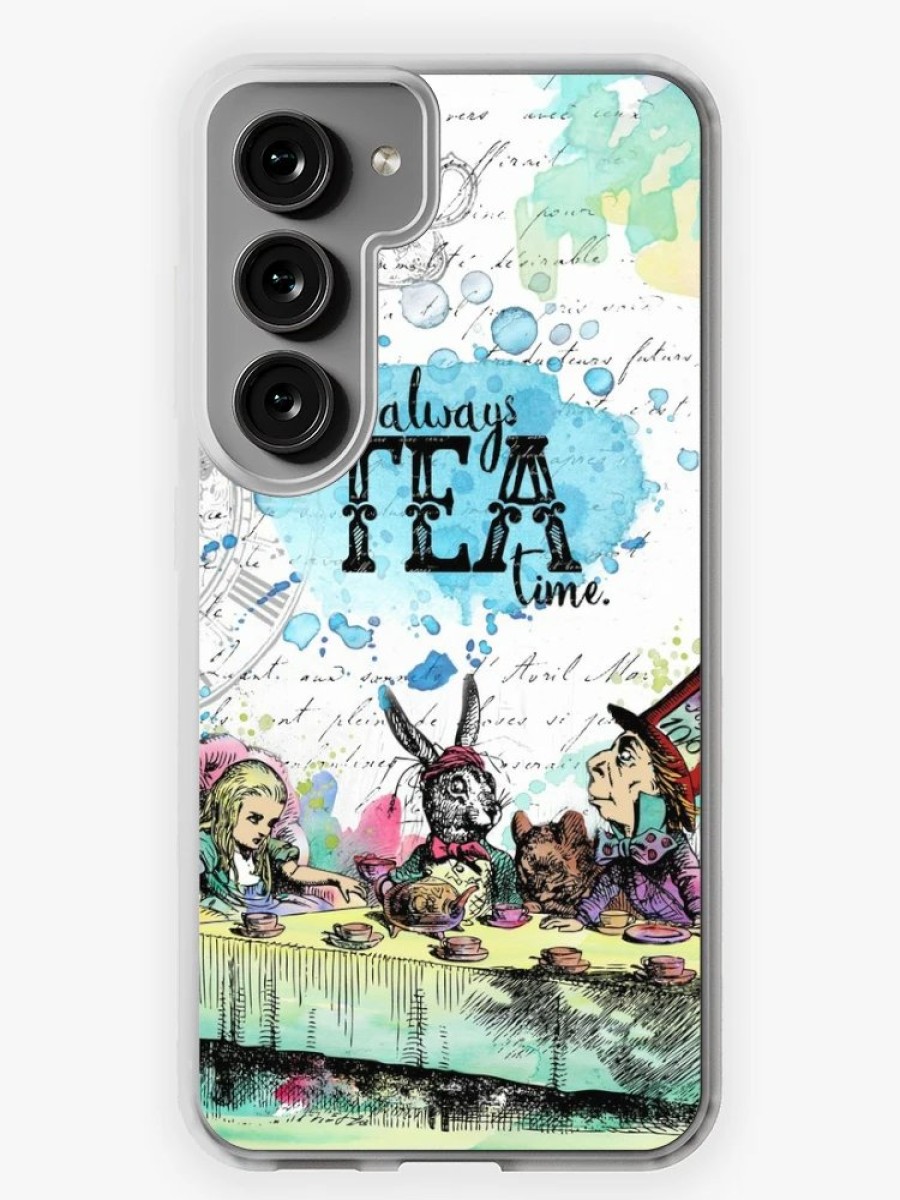 Redbubble Alice In Wonderland - Tea Time Samsung Galaxy Phone Case Online