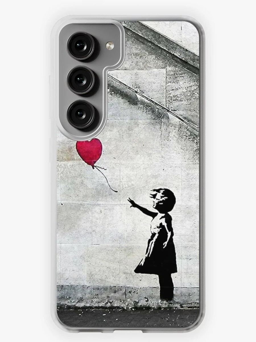 Redbubble Balloon Girl - There Is Always Hope | Original Mural Banksy Samsung Galaxy Phone Case Wholesale