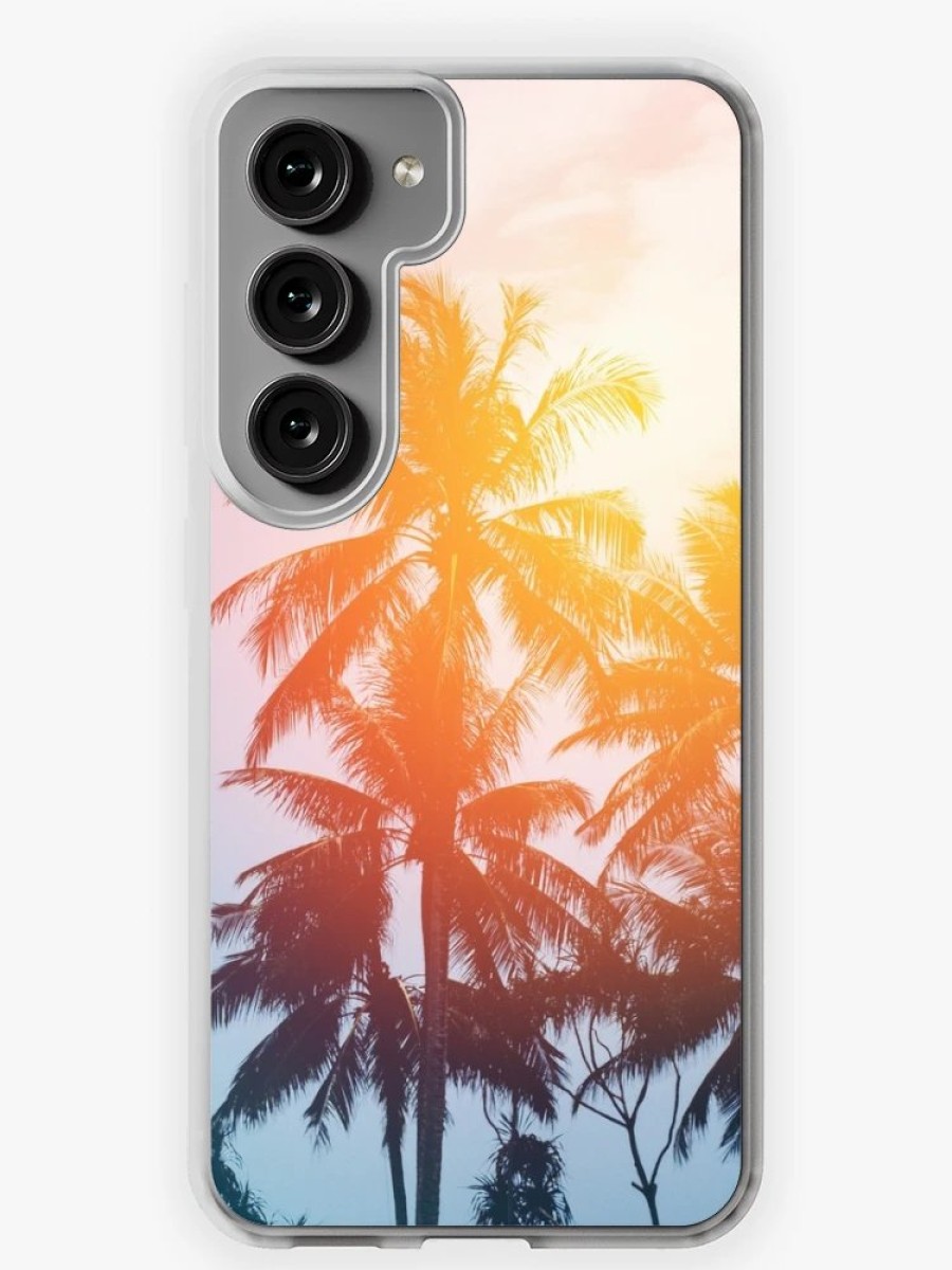 Redbubble Beach Sunset At The Coast Line Samsung Galaxy Phone Case Clearance