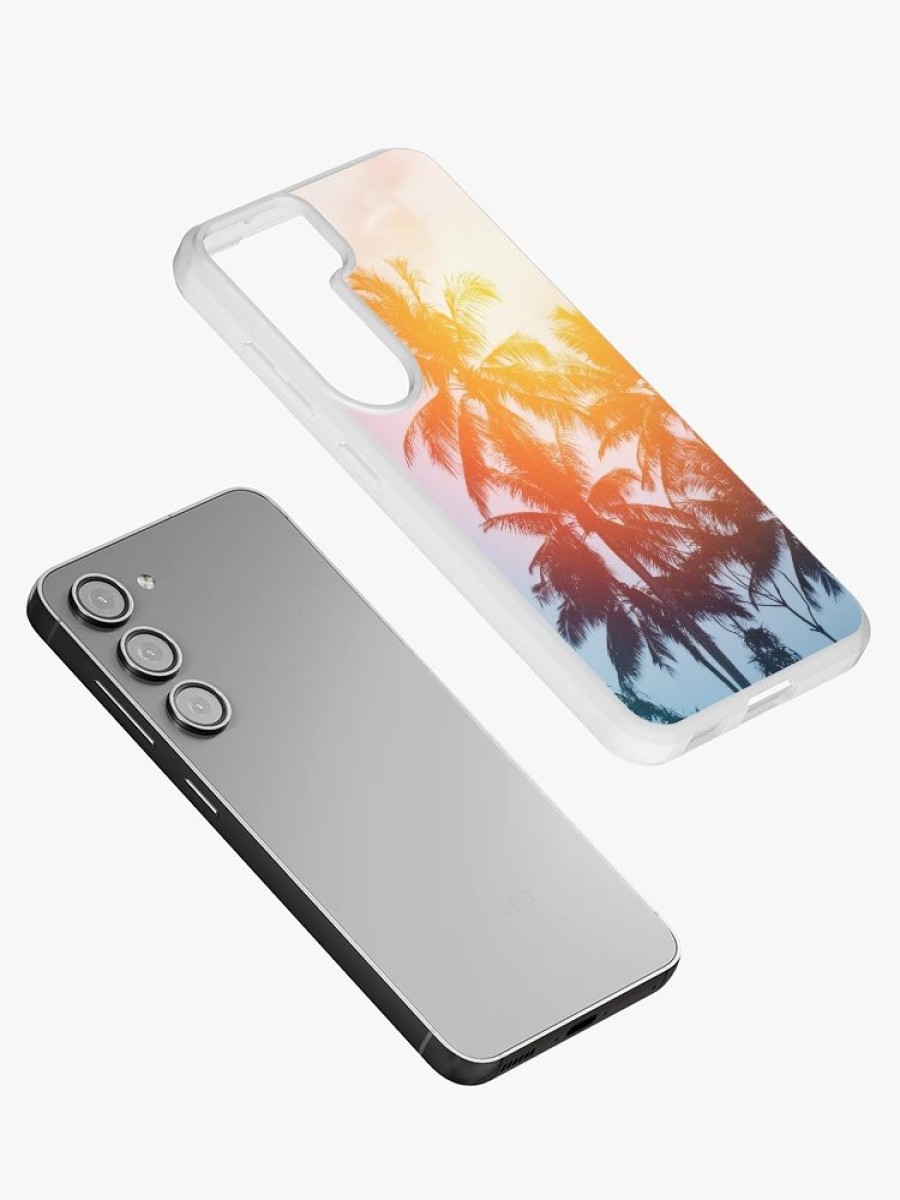 Redbubble Beach Sunset At The Coast Line Samsung Galaxy Phone Case Clearance