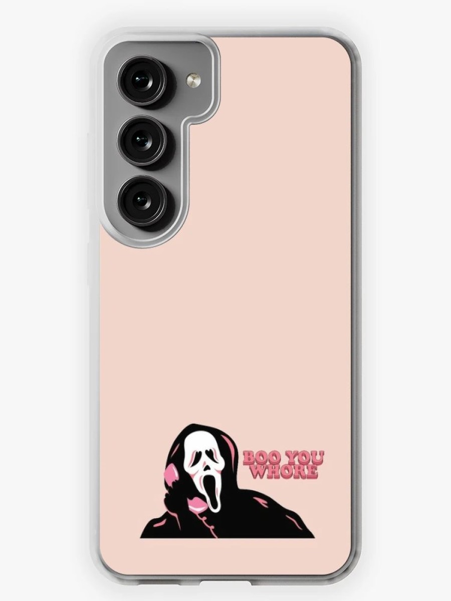 Redbubble Boo You Whore Ghost Face Samsung Galaxy Phone Case Wholesale