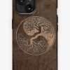 Redbubble Rough Wood Grain Effect Tree Of Life Yin Yang Iphone Case Clearance