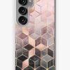 Redbubble Pink And Grey Gradient Cubes Samsung Galaxy Phone Case Wholesale