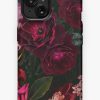 Redbubble Antique Midnight Botanical Flower Rose Botanical Night Garden Iphone Case Hot