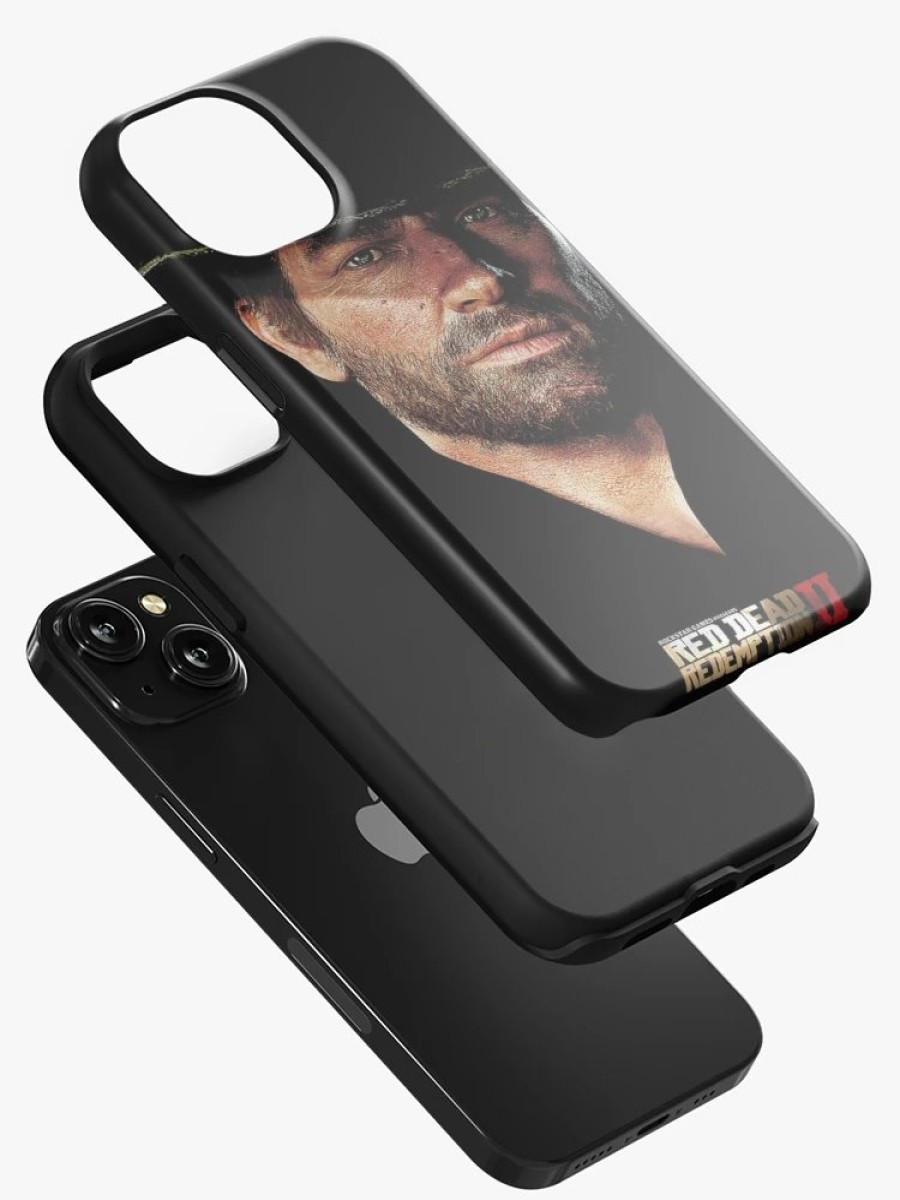 Redbubble Arthur Morgan In All Black Iphone Case New