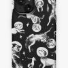 Redbubble Space Dogs (Black Background) Iphone Case Hot