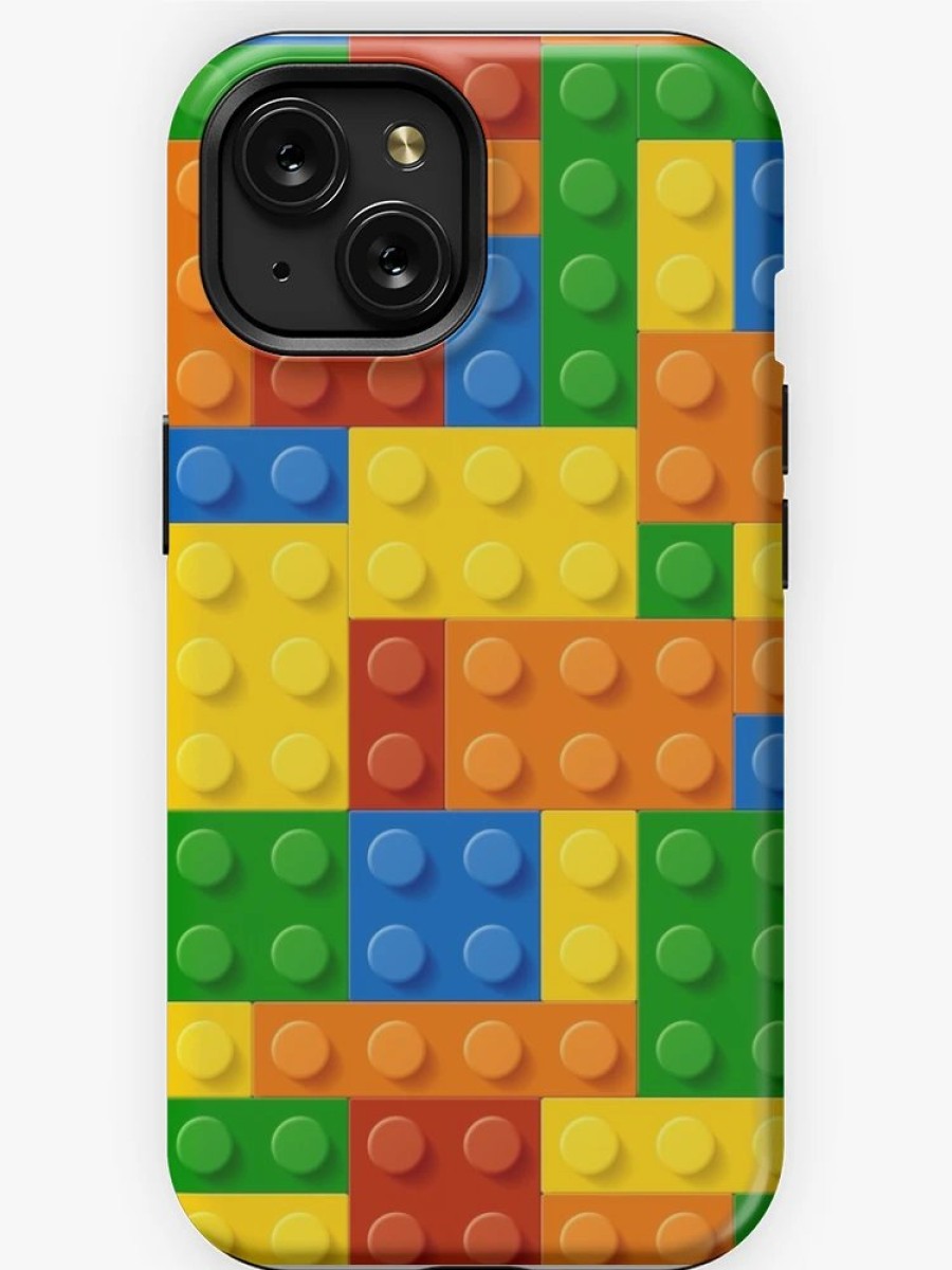 Redbubble Building Blocks Construction Brick Iphone Case Wholesale