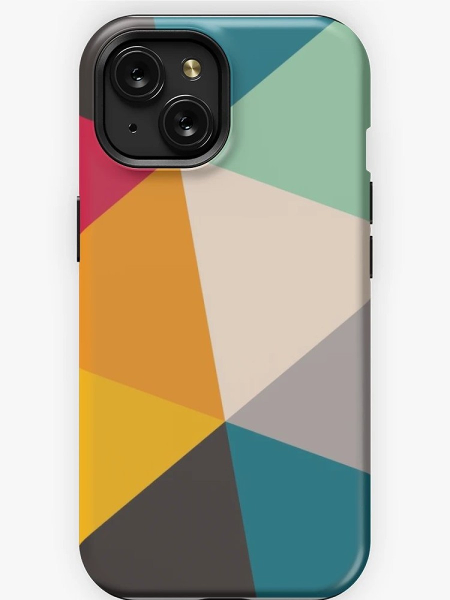 Redbubble Colourful Geometric Triangles (2012) Iphone Case Online