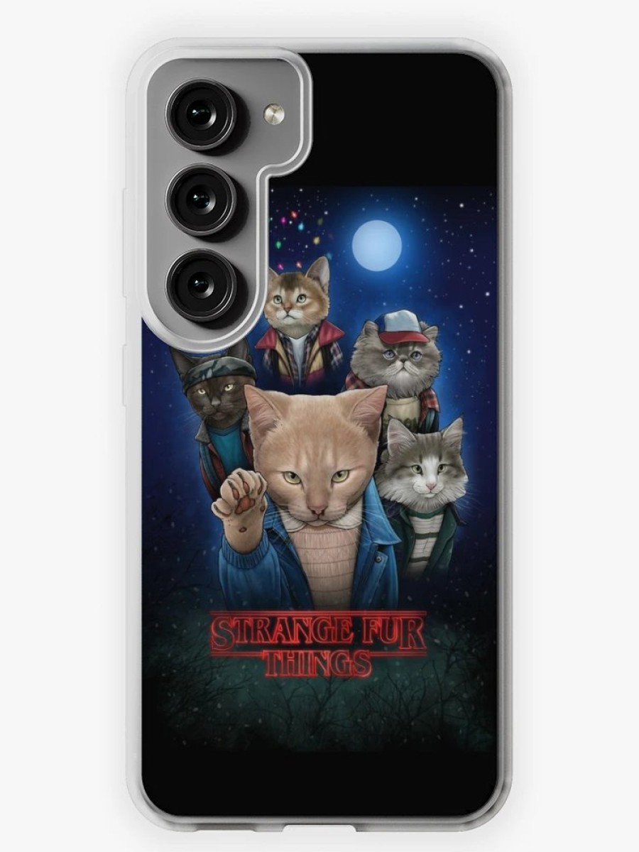 Redbubble Strange Fur Things Samsung Galaxy Phone Case Clearance