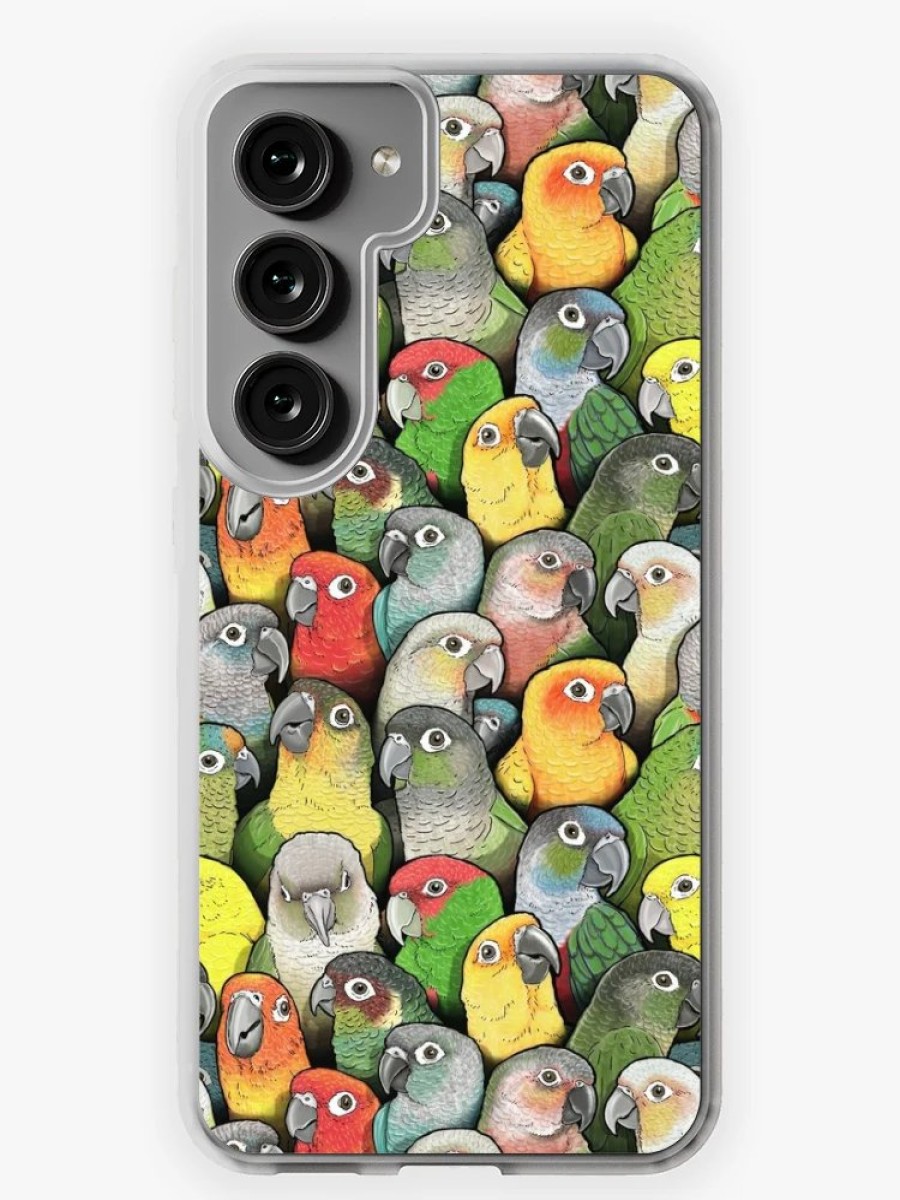 Redbubble Colour Of Conures Samsung Galaxy Phone Case Clearance