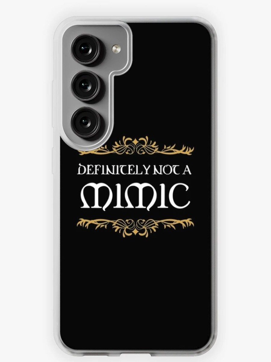 Redbubble Definitely Not A Mimic Tabletop Rpg Addict Samsung Galaxy Phone Case Clearance