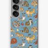 Redbubble Reptile Pets Pattern - Blue Samsung Galaxy Phone Case New