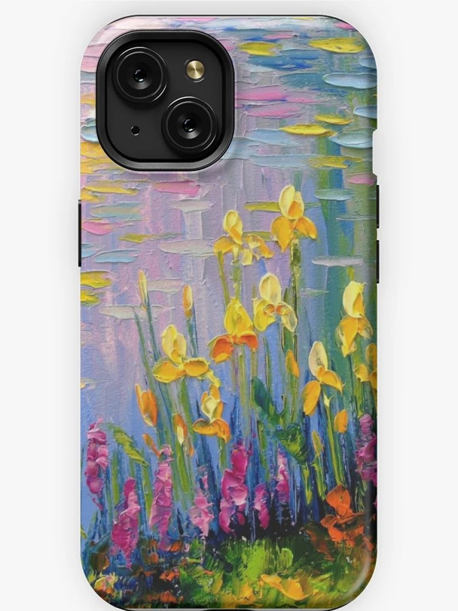 Redbubble Flowers By The Pond Iphone Case Best