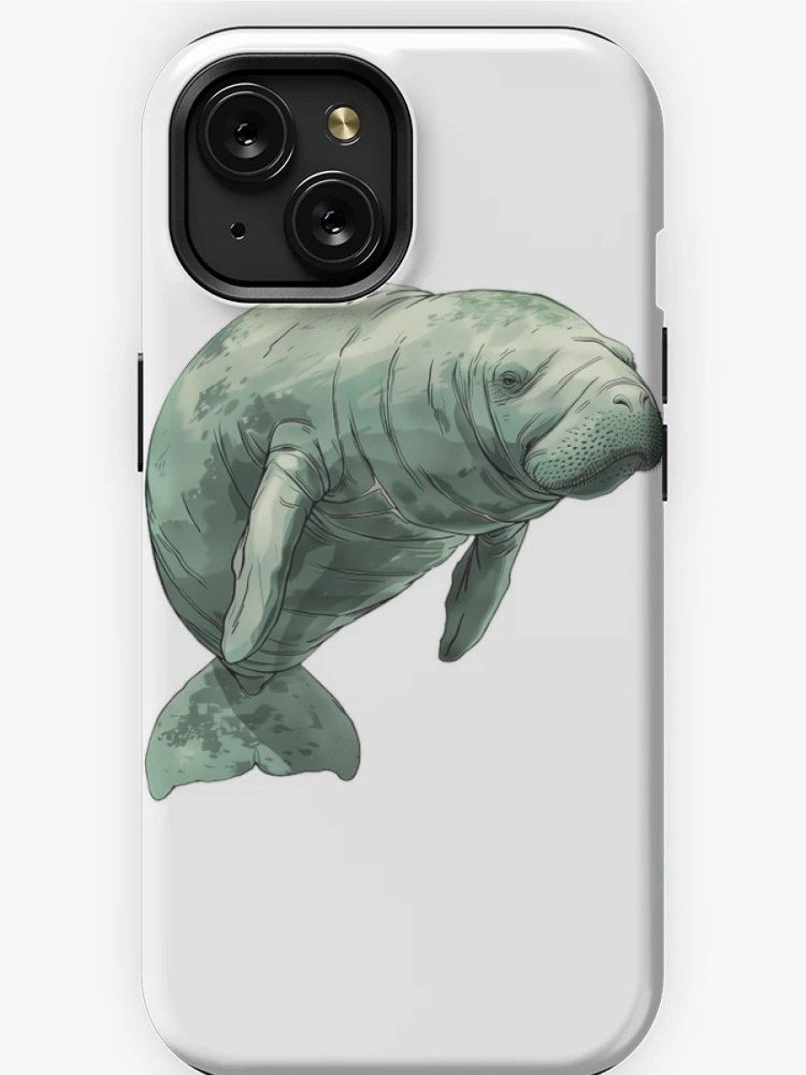 Redbubble Gentle Giant Of The Sea: Manatee Iphone Case New