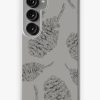 Redbubble Red Alder Cone Line Drawing Seamless Pattern Design Samsung Galaxy Phone Case Wholesale