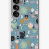 Redbubble Lunar Pattern: Blue Moon Samsung Galaxy Phone Case Clearance