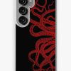 Redbubble Red Vintage Octopus Tentacles Illustration Samsung Galaxy Phone Case Clearance