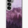 Redbubble Excuse Me, I'M Lost // Laid Back In A Misty Foggy Raspberry Wilderness Romantic Cascadia Trees Forest Covered In Purple Magic Fog Samsung Galaxy Phone Case Online