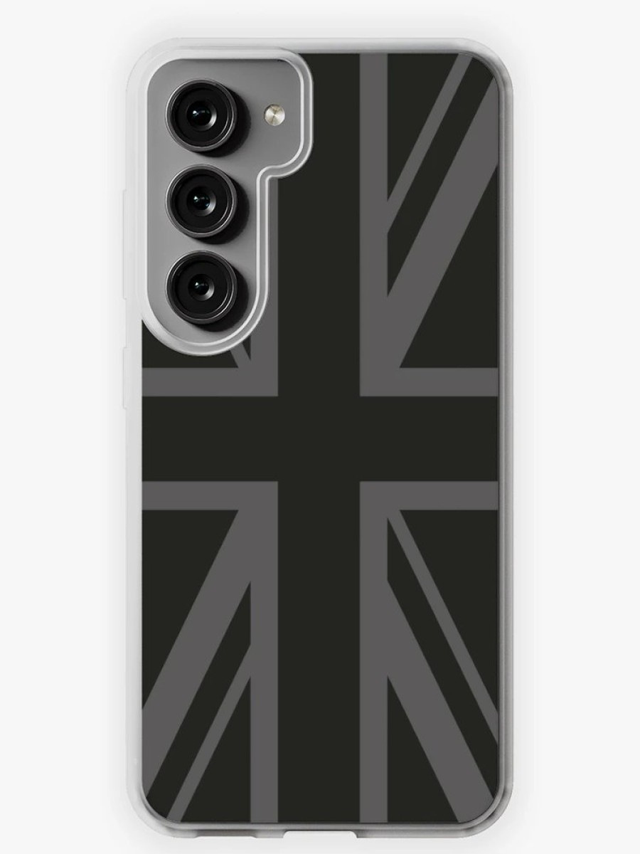 Redbubble Union Jack Black Samsung Galaxy Phone Case Best