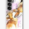 Redbubble Beautiful Fox Mother And Cub Watercolour Design. Samsung Galaxy Phone Case New