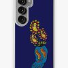 Redbubble Rubber Hose Style Skull + Flowers Samsung Galaxy Phone Case Clearance