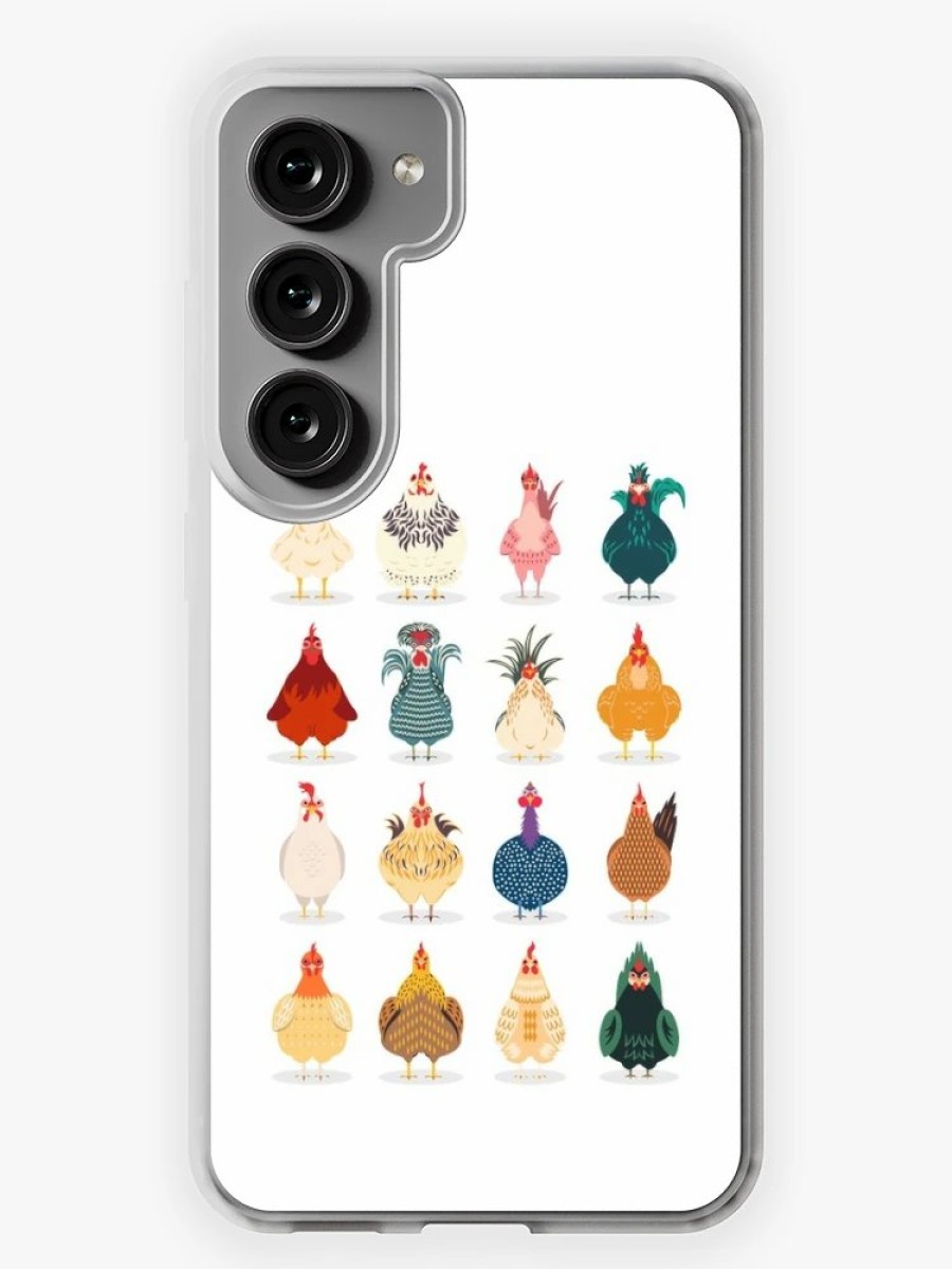 Redbubble Cute Chicken Samsung Galaxy Phone Case Clearance