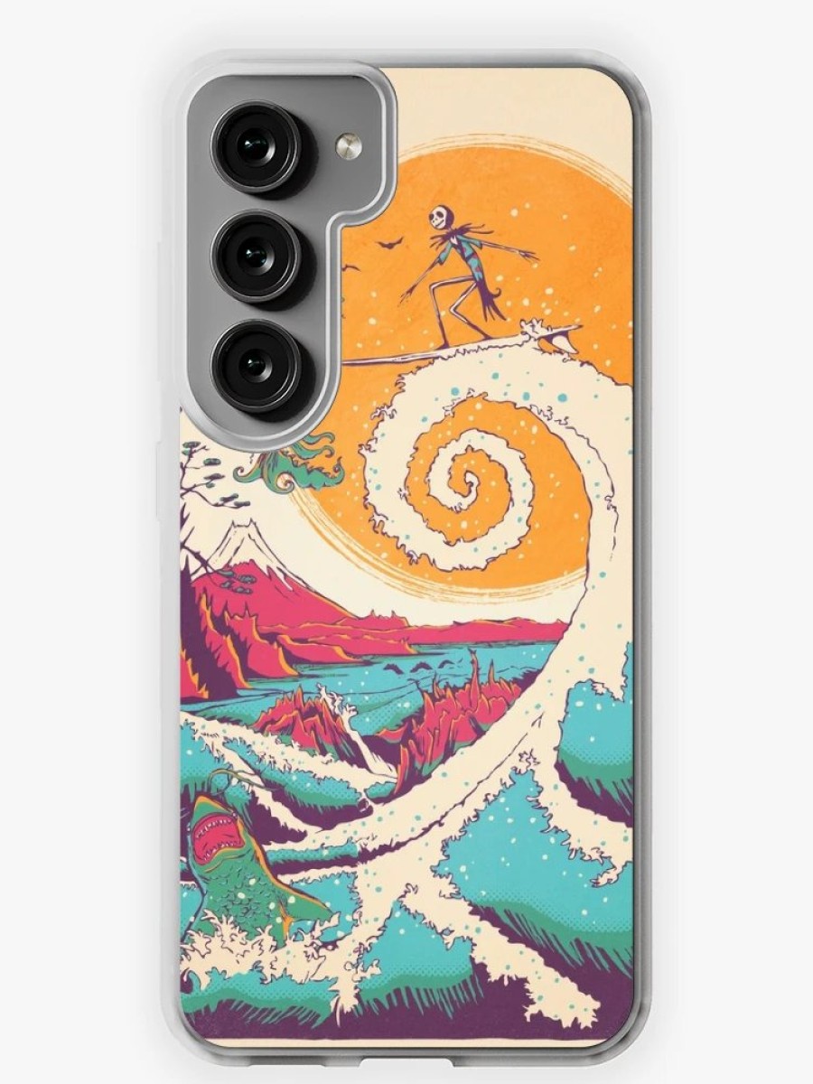 Redbubble Surf Before Christmas Samsung Galaxy Phone Case Wholesale