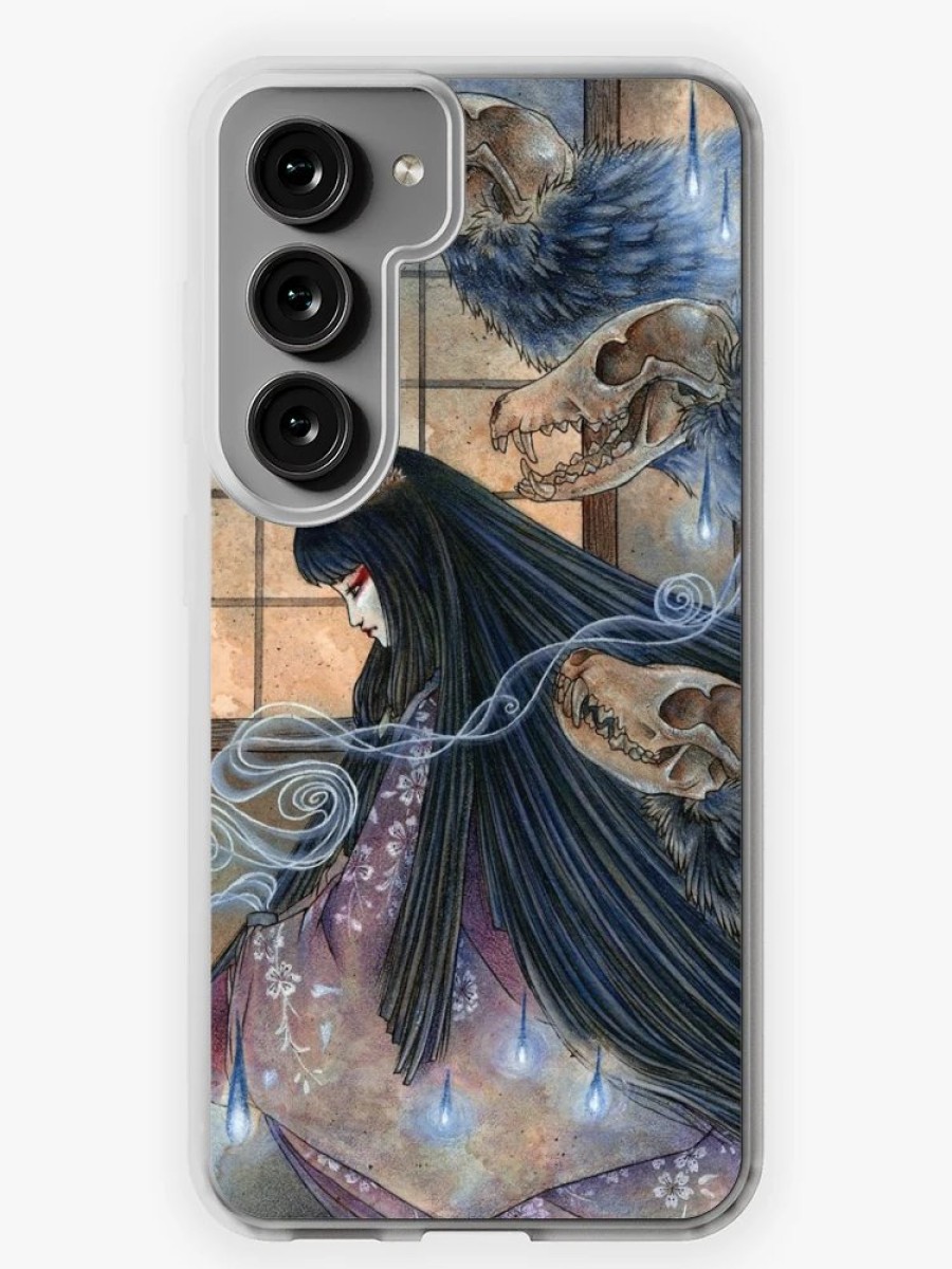 Redbubble Unmasked - The Fox Woman And Her Spirits Samsung Galaxy Phone Case New