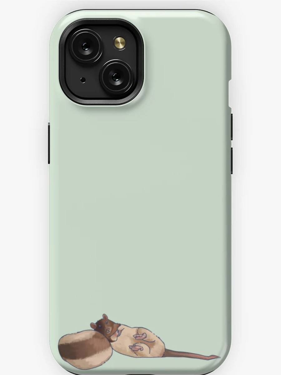 Redbubble 2 Sleepy Rats Iphone Case Clearance