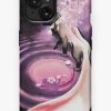 Redbubble Rose Moon Sakura Blossom Fox Iphone Case Hot