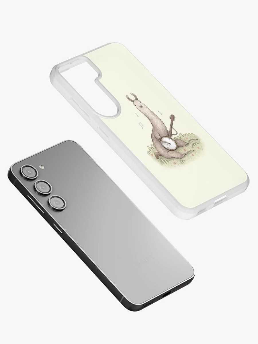 Redbubble Banjo Llama Samsung Galaxy Phone Case Clearance