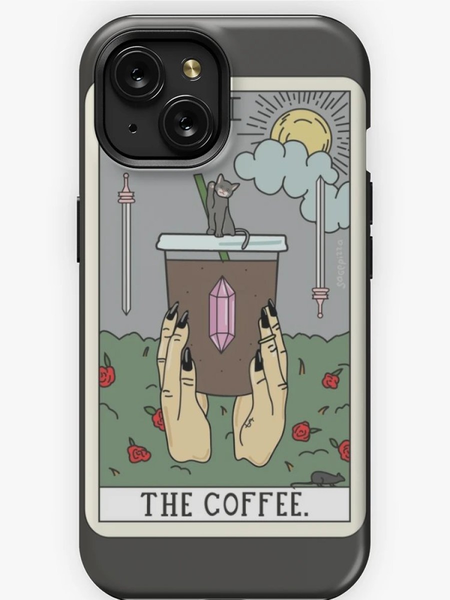 Redbubble (Black) Coffee Reading Iphone Case Clearance