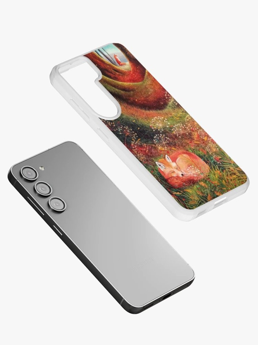 Redbubble Sleeping Fox (2) Samsung Galaxy Phone Case Clearance