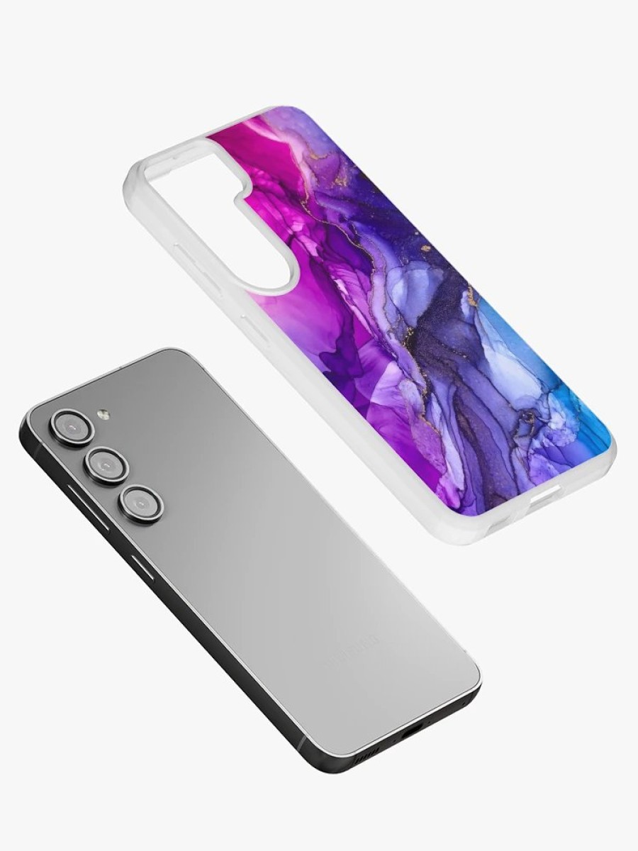 Redbubble Abstract Vibrant Rainbow Ombre Samsung Galaxy Phone Case Clearance