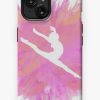 Redbubble Pink Explosion Gymnastics Silhouette Iphone Case Hot