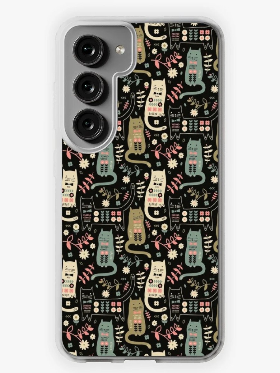 Redbubble Cat Folk Samsung Galaxy Phone Case Wholesale