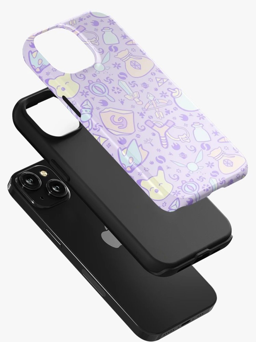 Redbubble Zelda Doodlez (Purple Pastel Ver.) Iphone Case Hot