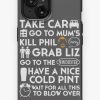 Redbubble Shaun Of The Dead The Plan To To List Iphone Case New