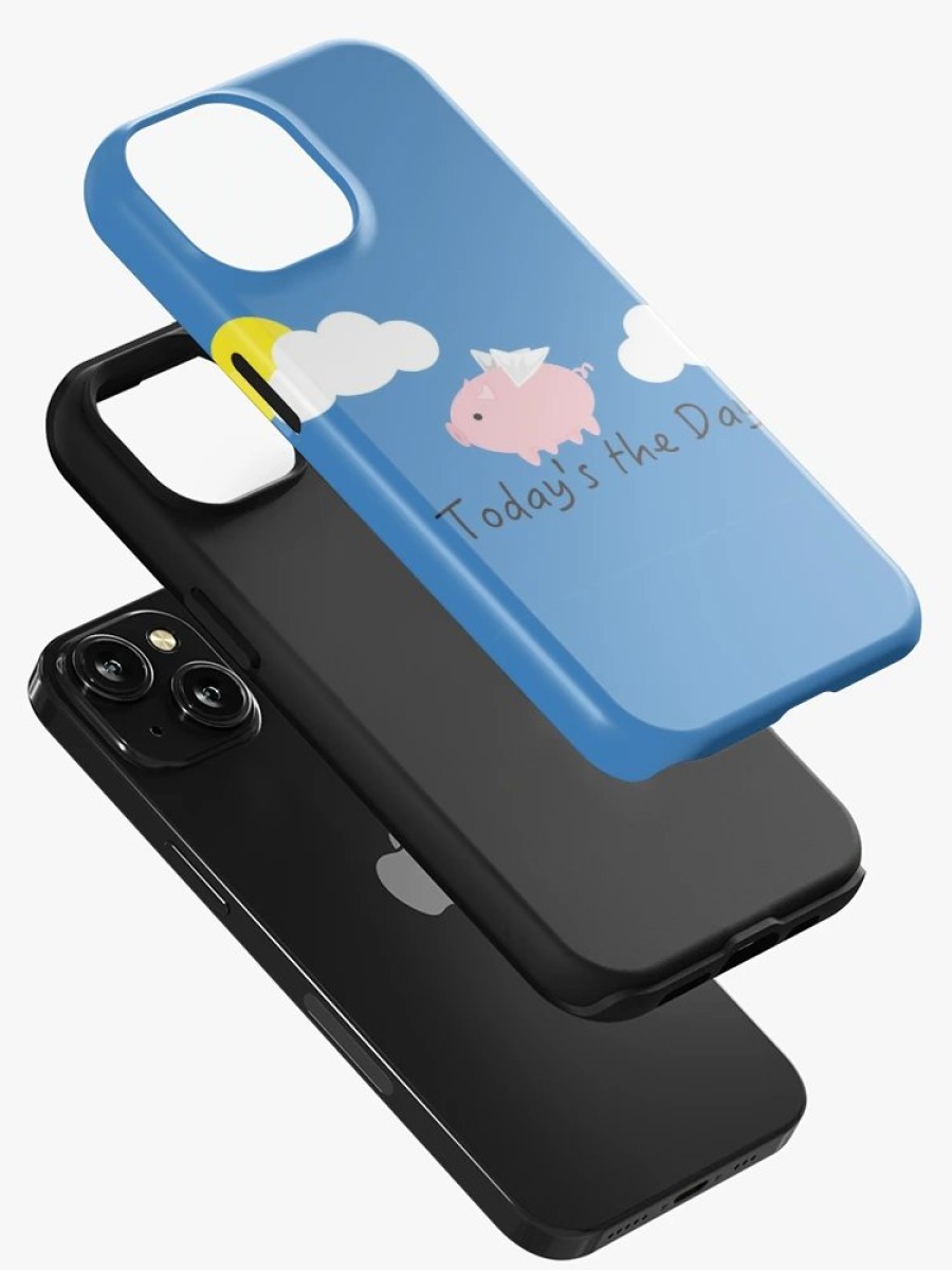 Redbubble When Pigs Fly (Dark Blue) Iphone Case Best