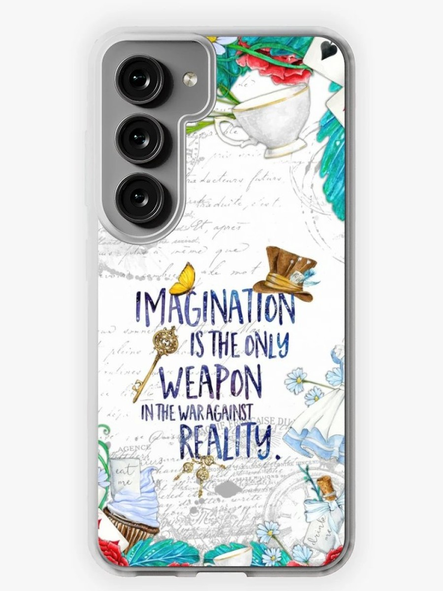 Redbubble Alice In Wonderland - Imagination Samsung Galaxy Phone Case New