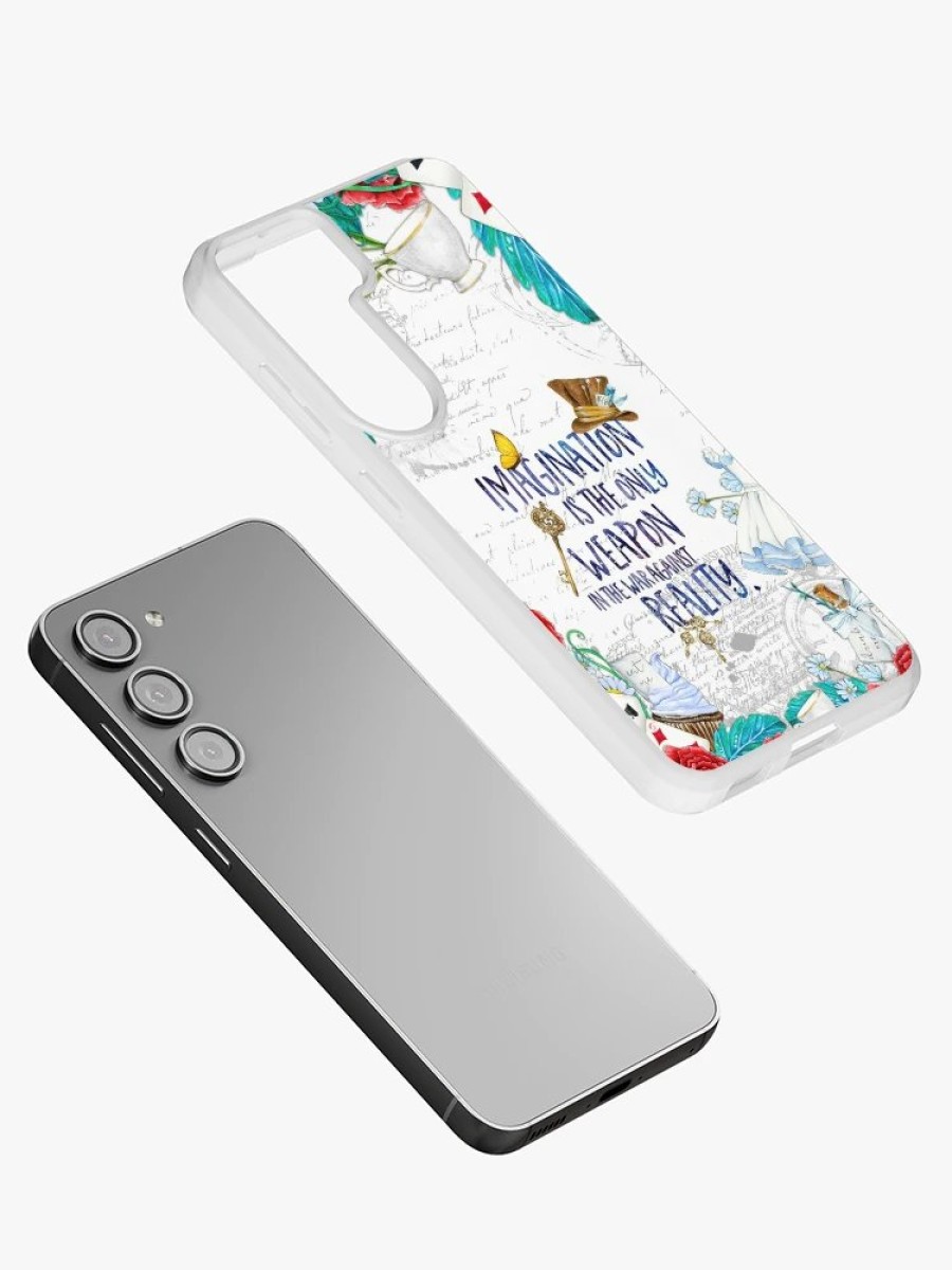 Redbubble Alice In Wonderland - Imagination Samsung Galaxy Phone Case New