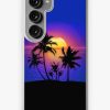 Redbubble Tropical Sunset Palm Trees Samsung Galaxy Phone Case Hot