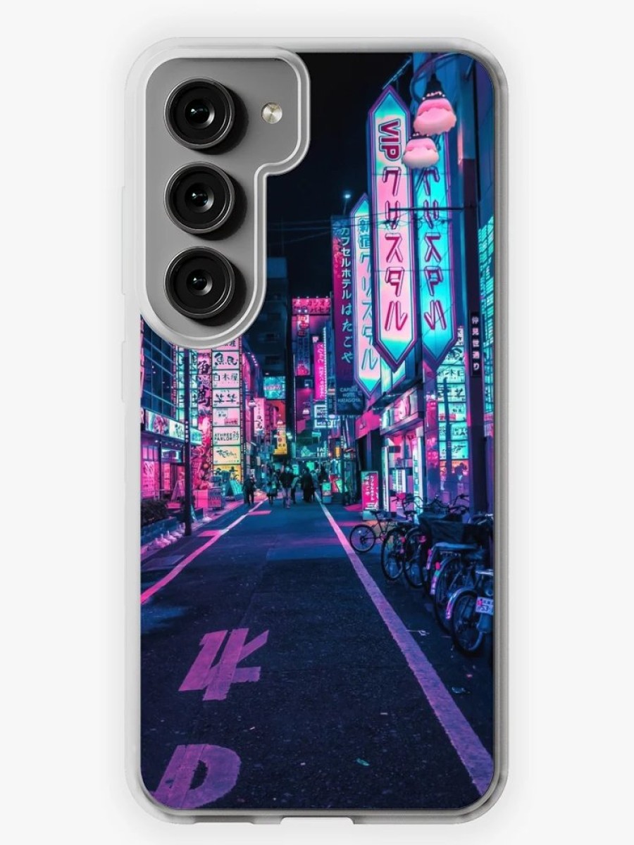 Redbubble Tokyo - A Neon Wonderland Samsung Galaxy Phone Case Wholesale