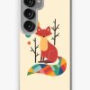 Redbubble Rainbow Fox Samsung Galaxy Phone Case Hot