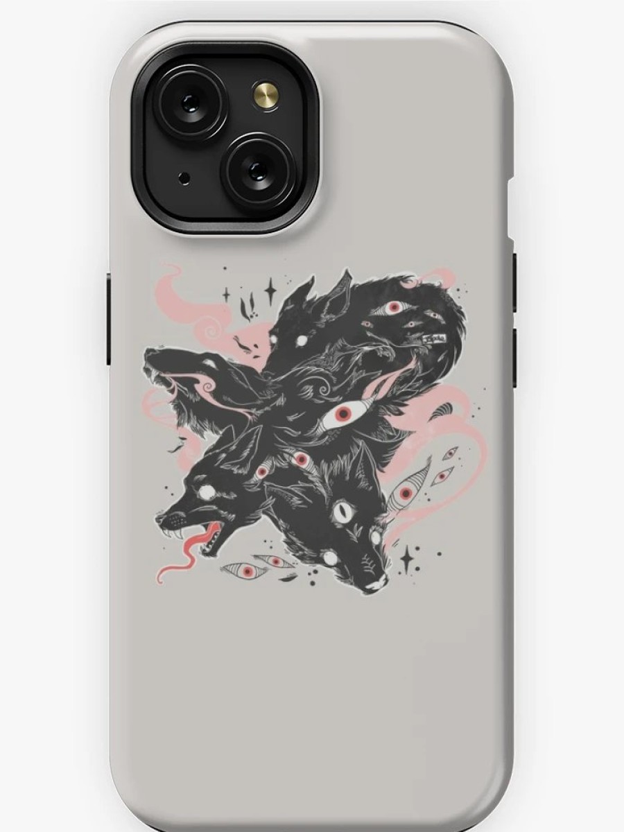 Redbubble Wild Wolves With Many Eyes Iphone Case Hot