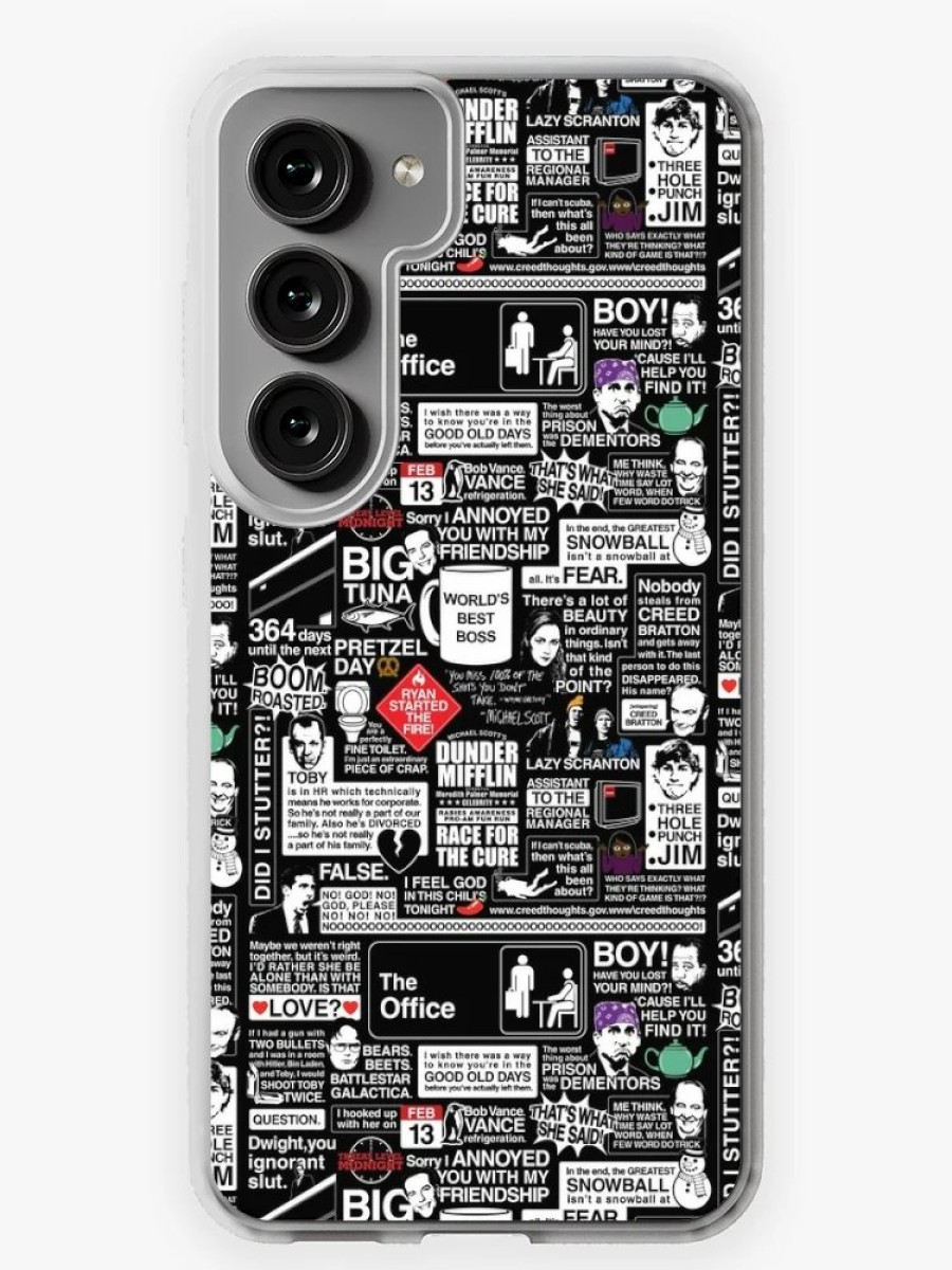 Redbubble Wise Words From The Office - The Office Quotes Samsung Galaxy Phone Case Hot